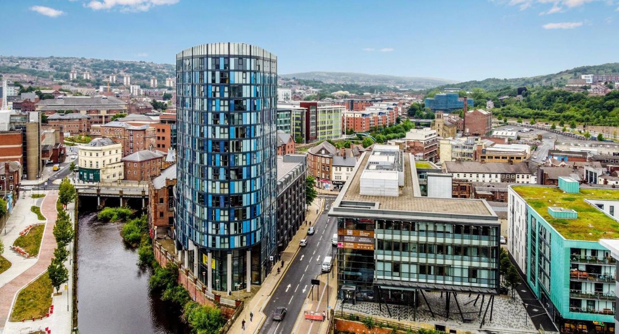 Penthouse Gem, Central, Scenic Views, Stylish, Modern, City Centre 2Br Sheffield Eksteriør billede